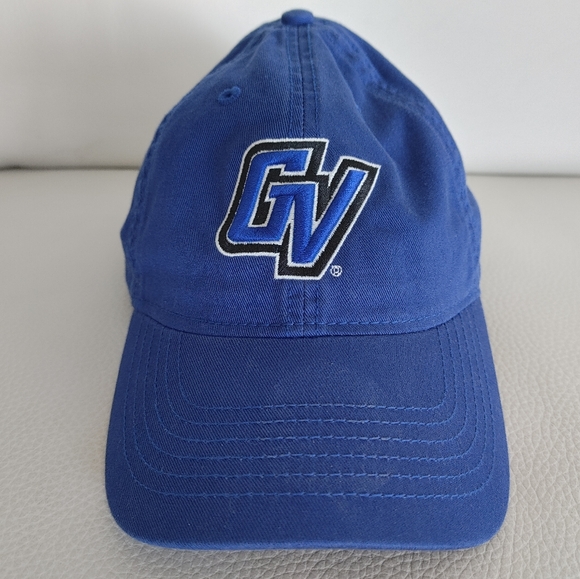 GVSU Baseball Cap with Adjustable Strap - Blue with GV Logo - OS - Picture 1 of 6